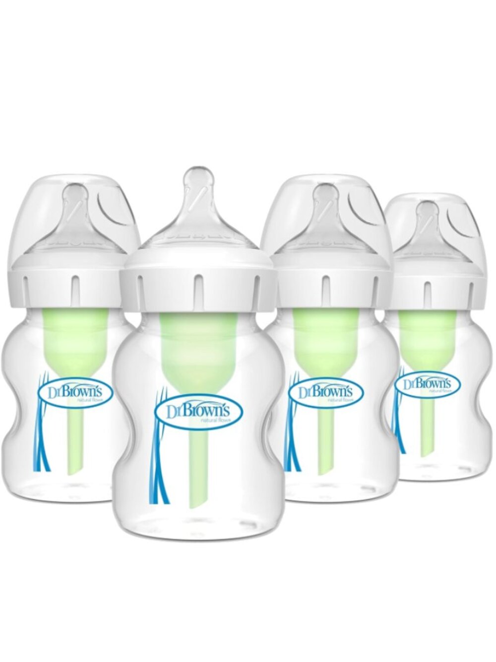 Dr. Brown’s | Natural Flow Anti-Colic Options+ Wide-Neck Baby Bottles 5 oz